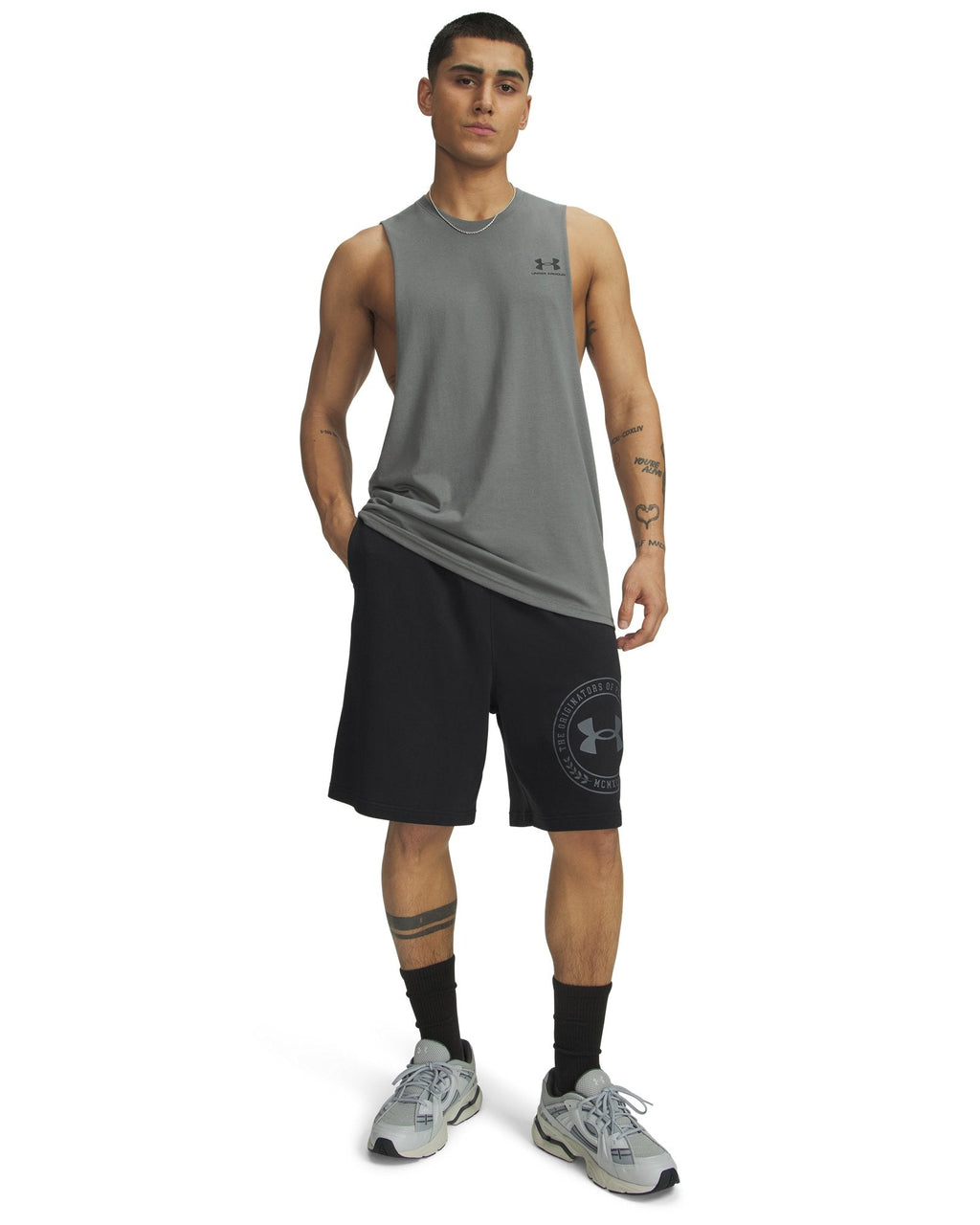UA Rival Lightweight Graphic Men's Shorts - Black
