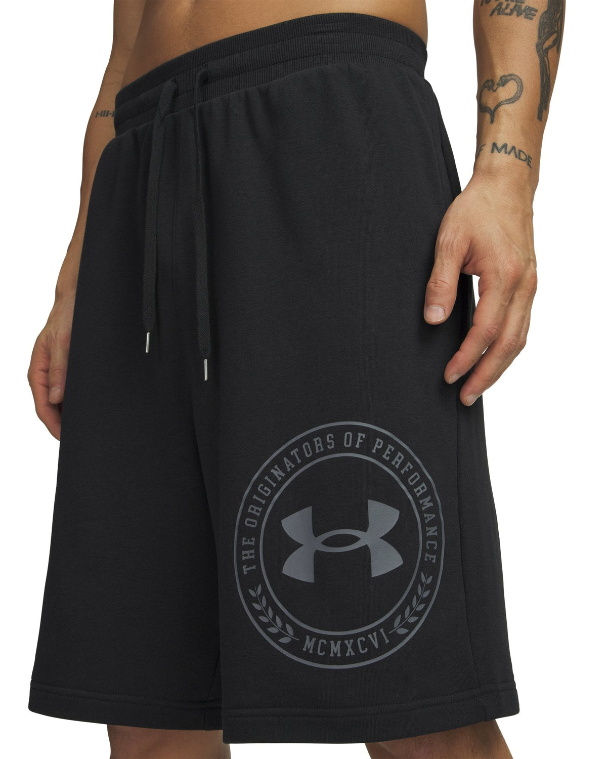 UA Rival Lightweight Graphic Men's Shorts - Black