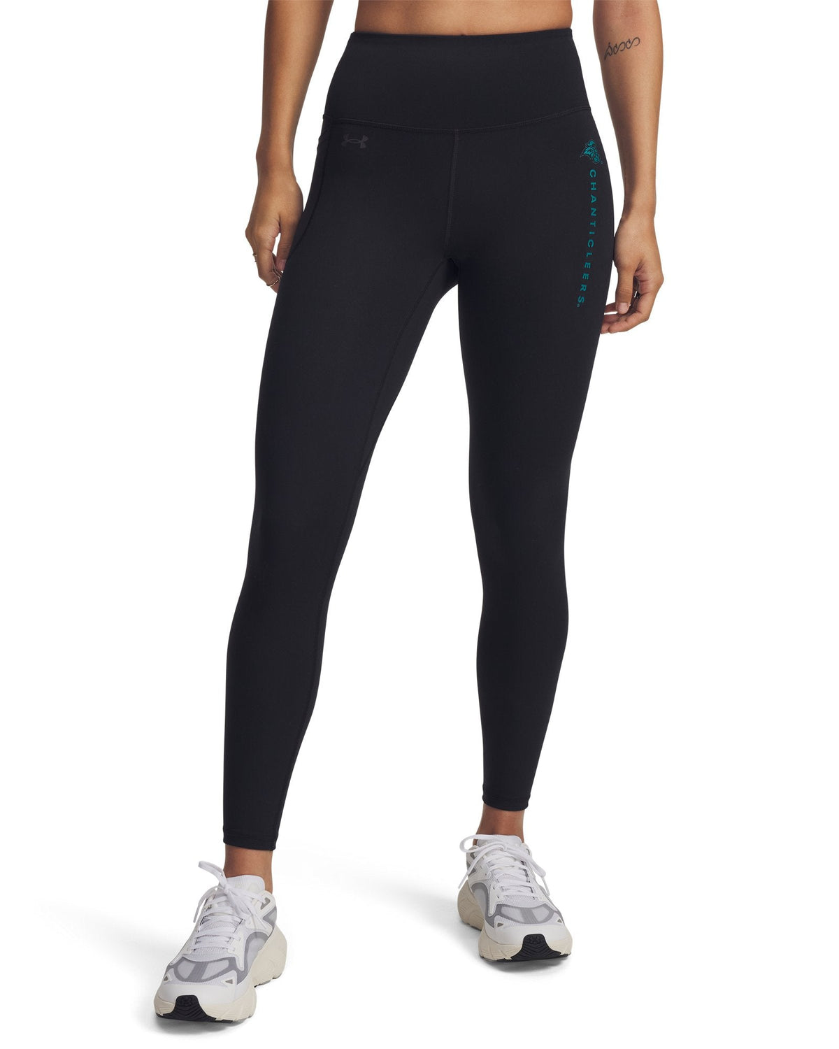 UA Motion Collegiate Women's Ankle Leggings - Black