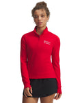UA Motion Collegiate Women's ¼ Zip - Red
