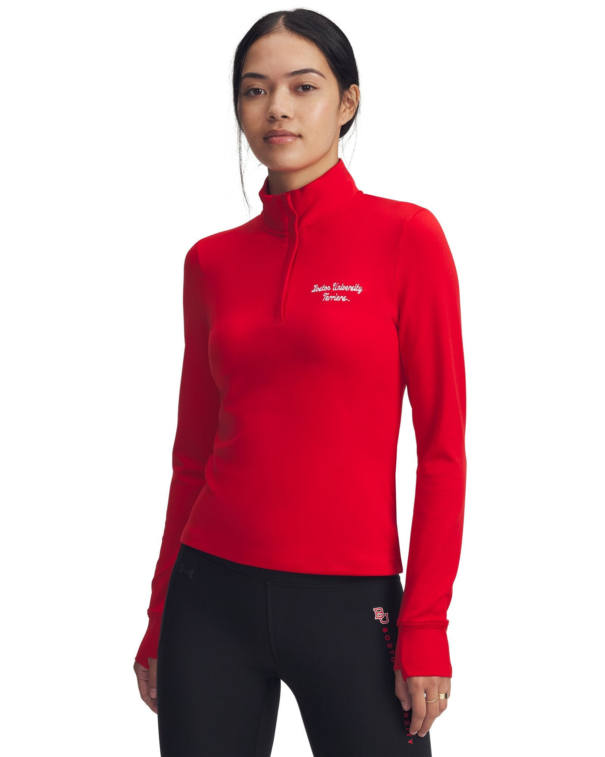 UA Motion Collegiate Women's ¼ Zip - Red