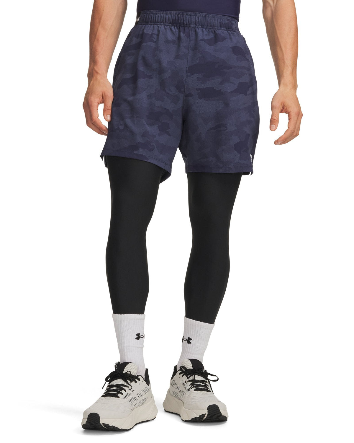 UA Vanish Woven 2.0 Printed Men's 6" Shorts - Blue