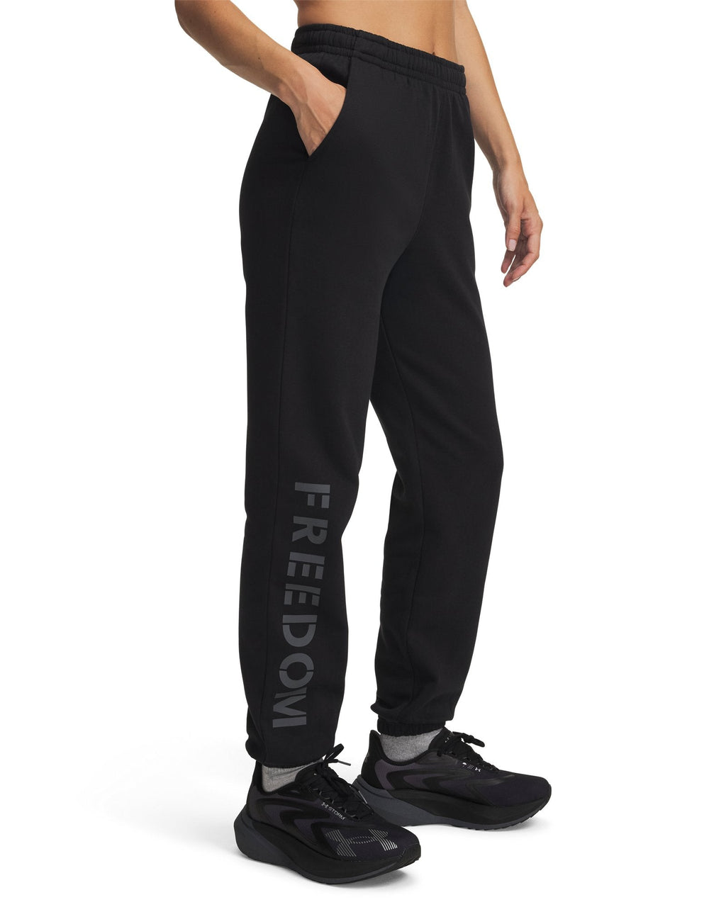 UA Freedom Rival Fleece Women's Joggers - Black