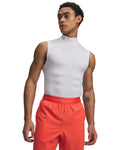 HeatGear® Elite Men's Sleeveless Mock - White