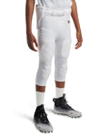 UA Game Day Armour Integrated Kids' Football Pants - White