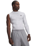 HeatGear® Asymmetrical Left Top Printed Men's Long Sleeve - White
