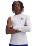 HeatGear® Asymmetrical Left Boys' Long Sleeve - White