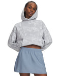UA Icon Fleece Printed Women's Hoodie - Gray