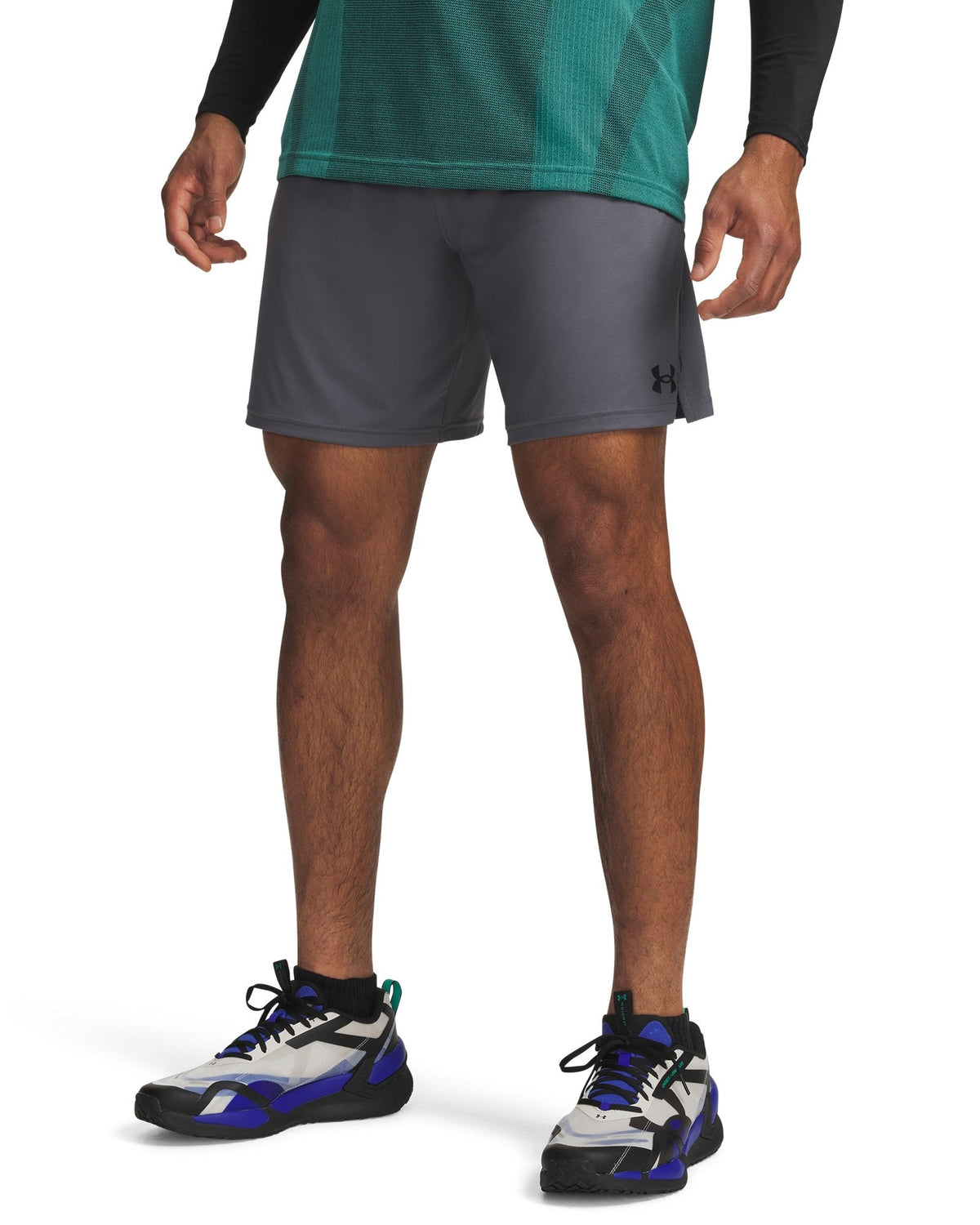 UA Vanish Knit Men's 8" Shorts - Gray