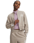 UA Gameday Double Knit Unrivaled Women's Bomber Jacket - Brown