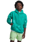 UA Icon Fleece Washed Boys' Hoodie - Green