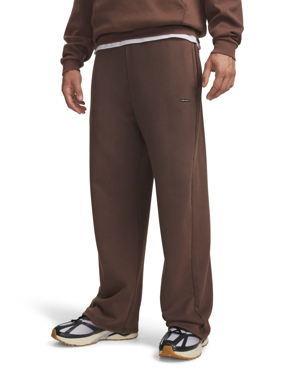UA Icon Fleece Wash Men's Pants - Brown