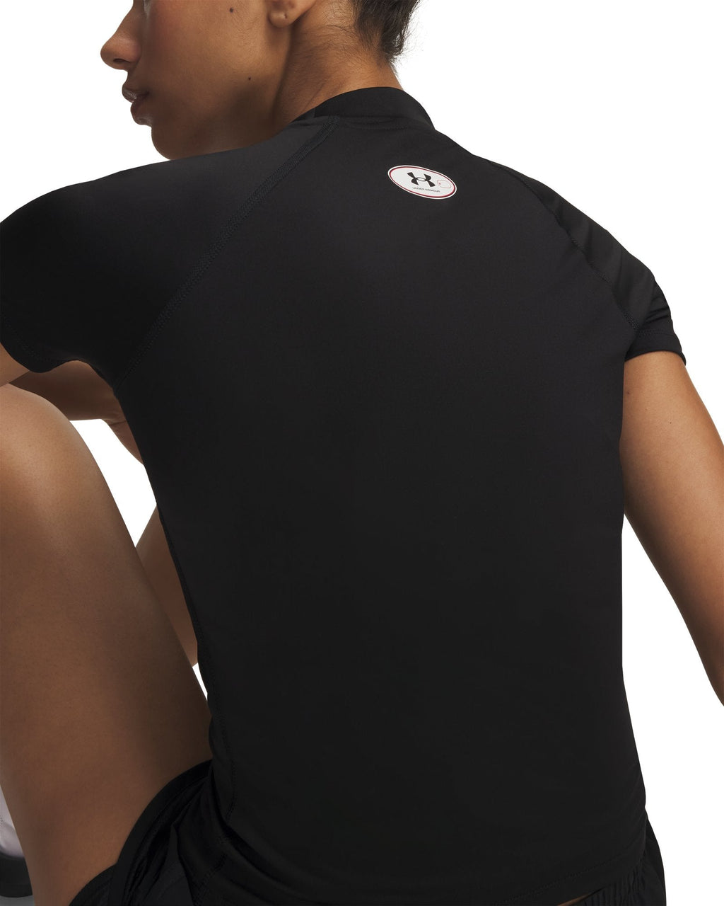 HeatGear® Mock Women's Short Sleeve - Black