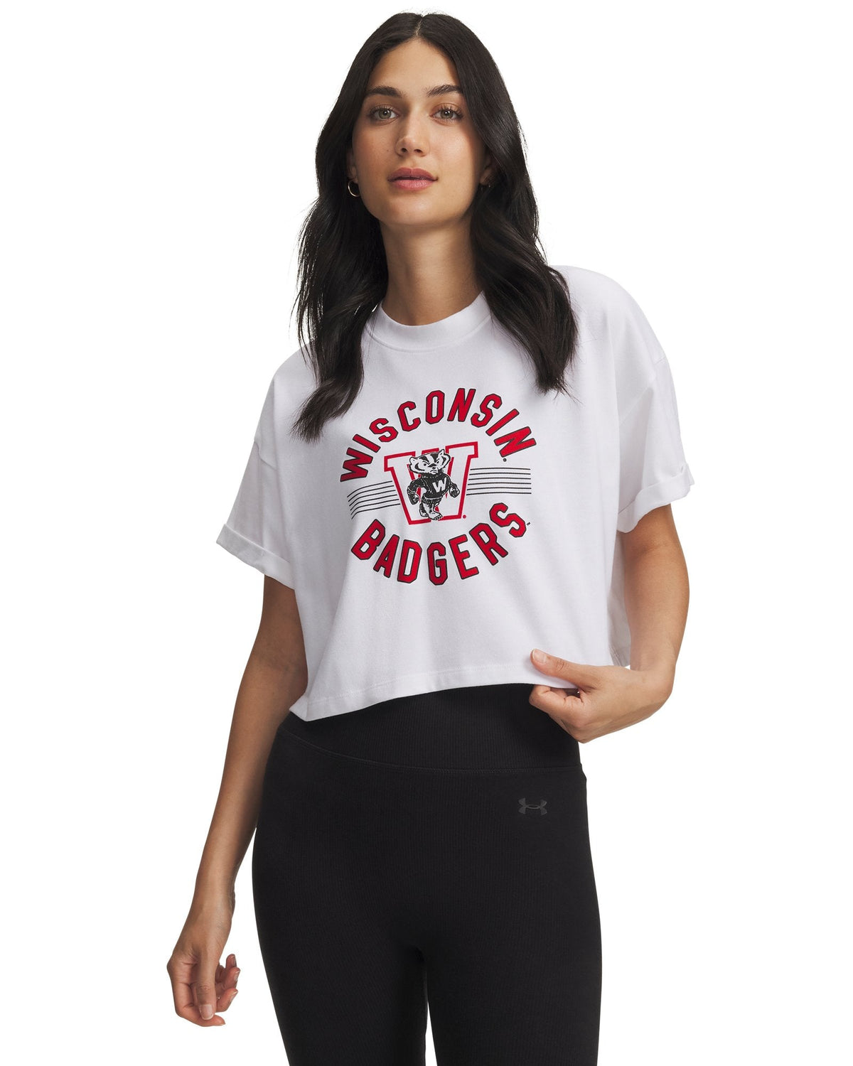 UA Gameday Icon Heavyweight Collegiate Women's Short Sleeve - White