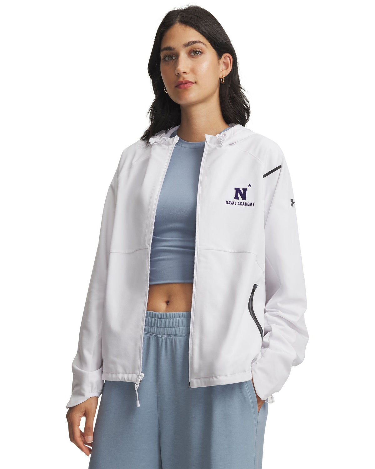 UA Unstoppable Collegiate Women's Jacket - White