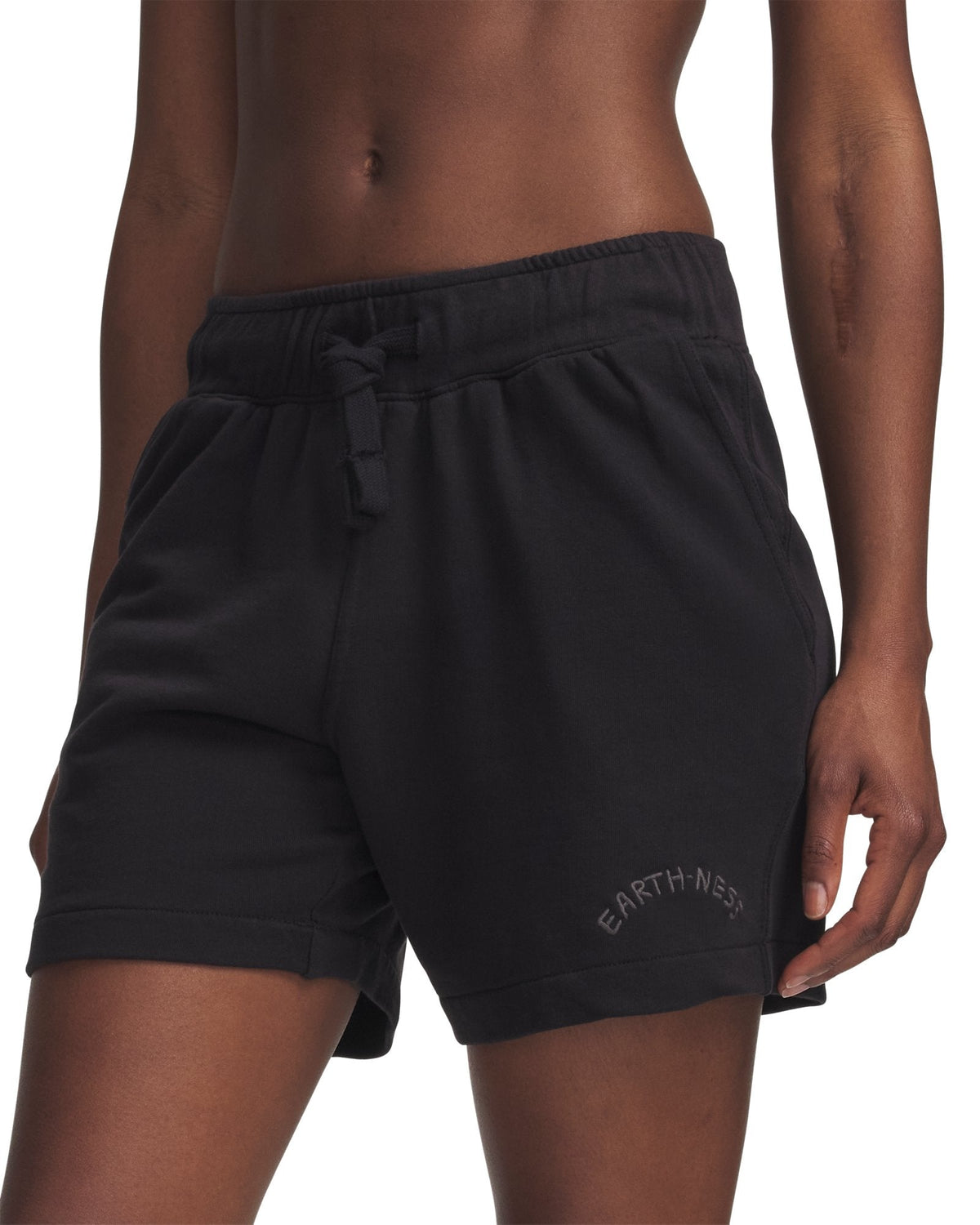 UNLESS Plant Earth Unisex 6" Shorts - White