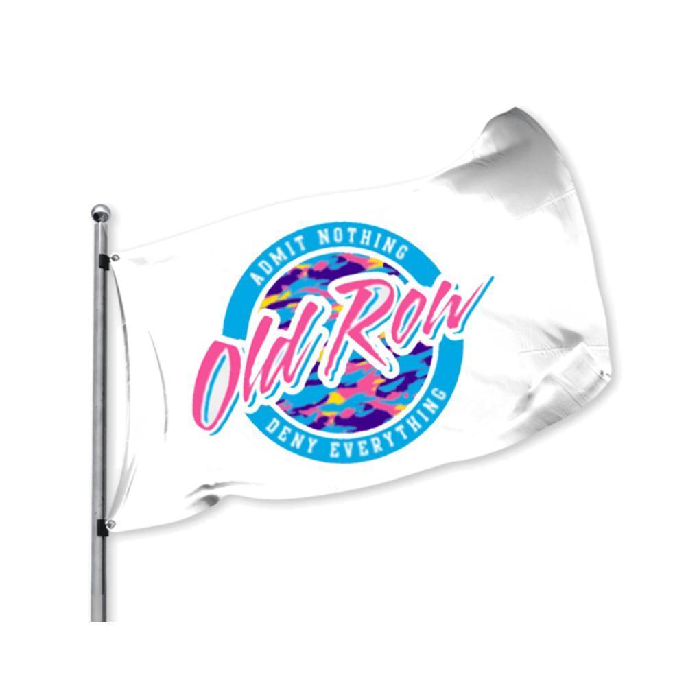 Old Row Splatter Logo Flag