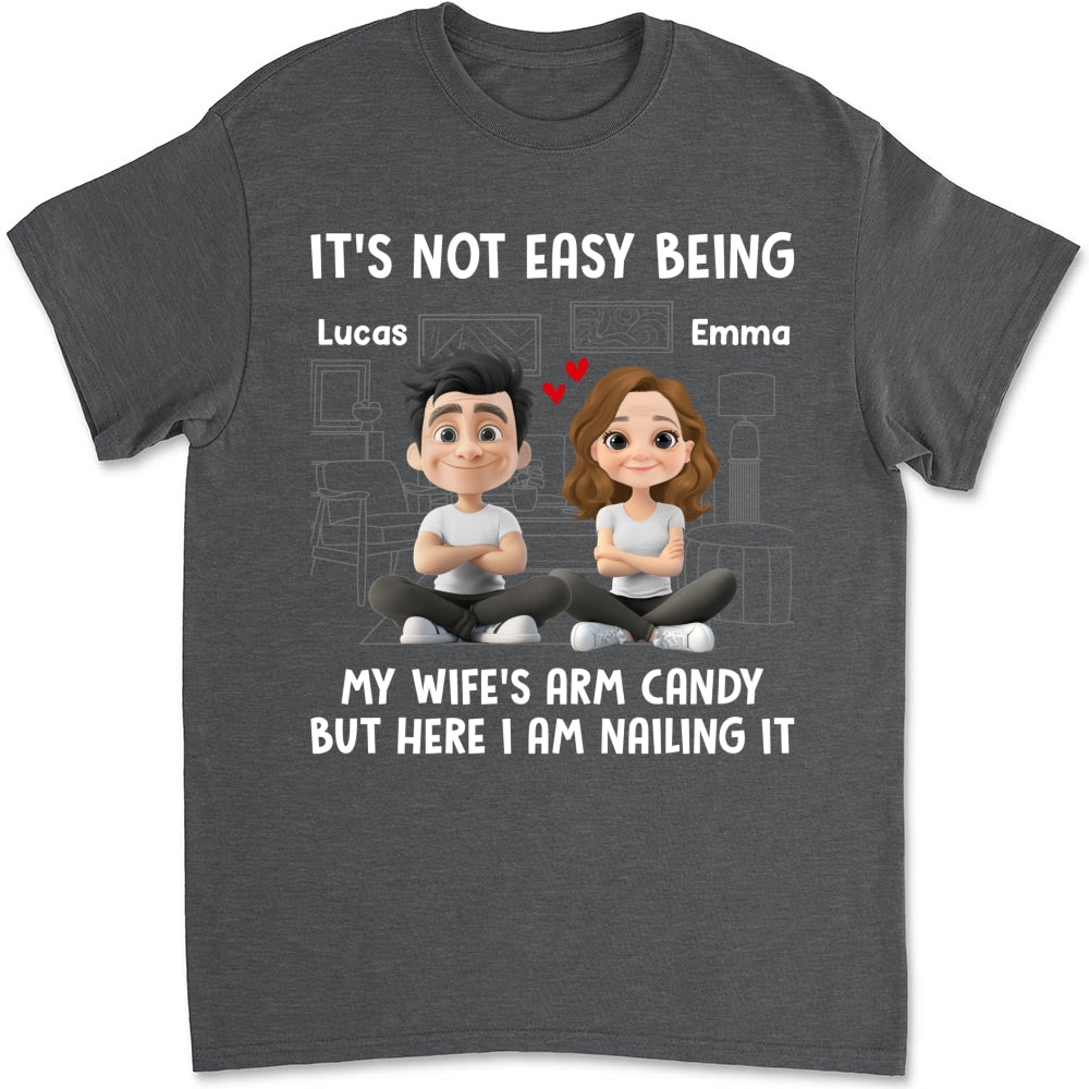 Custom Christmas Anniversary Keepsake Gifts For Husband • Wife Arm Candy - Personalized Shirt