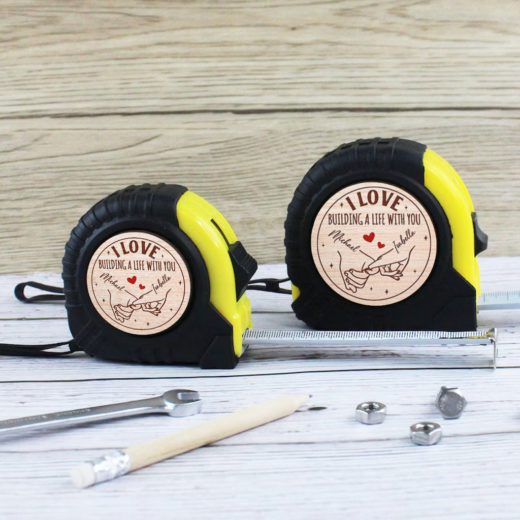 Building Love - Personalized Tape Measure
