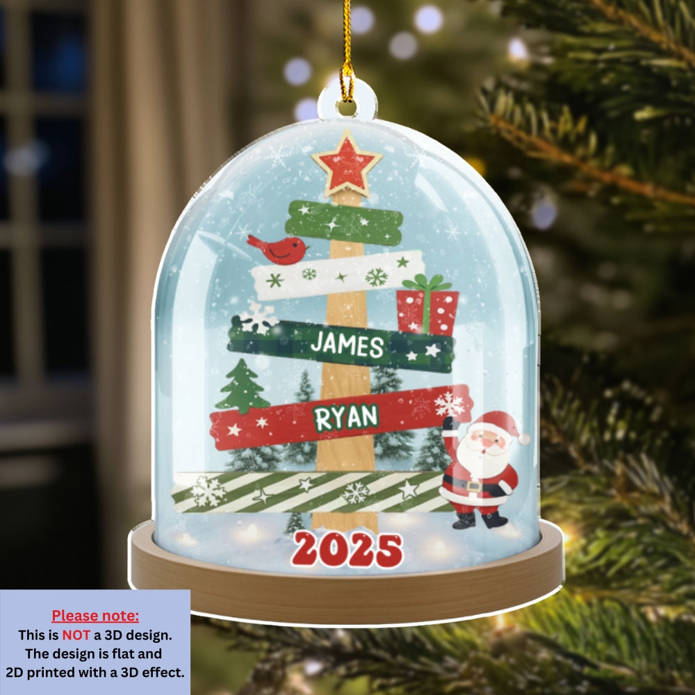Custom Family Ornament, Christmas Gift for Family Members •  Home Is Where We Are Together - Personalized Acrylic Ornament
