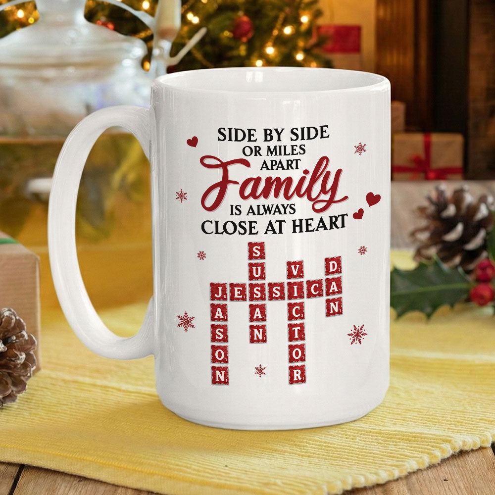Custom Christmas & Birthday Keepsake Gift • Side By Side - Personalized Coffee Mug