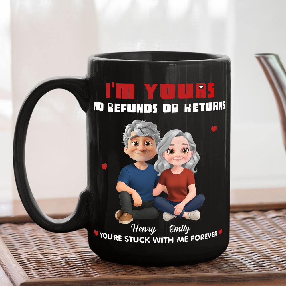 Custom Anniversary Keepsake Gifts For Couple • No Refunds Sorry About That - Personalized Coffee Mug