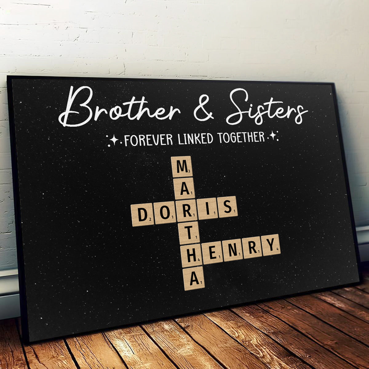 Always Linked Forever Together - Personalized Poster