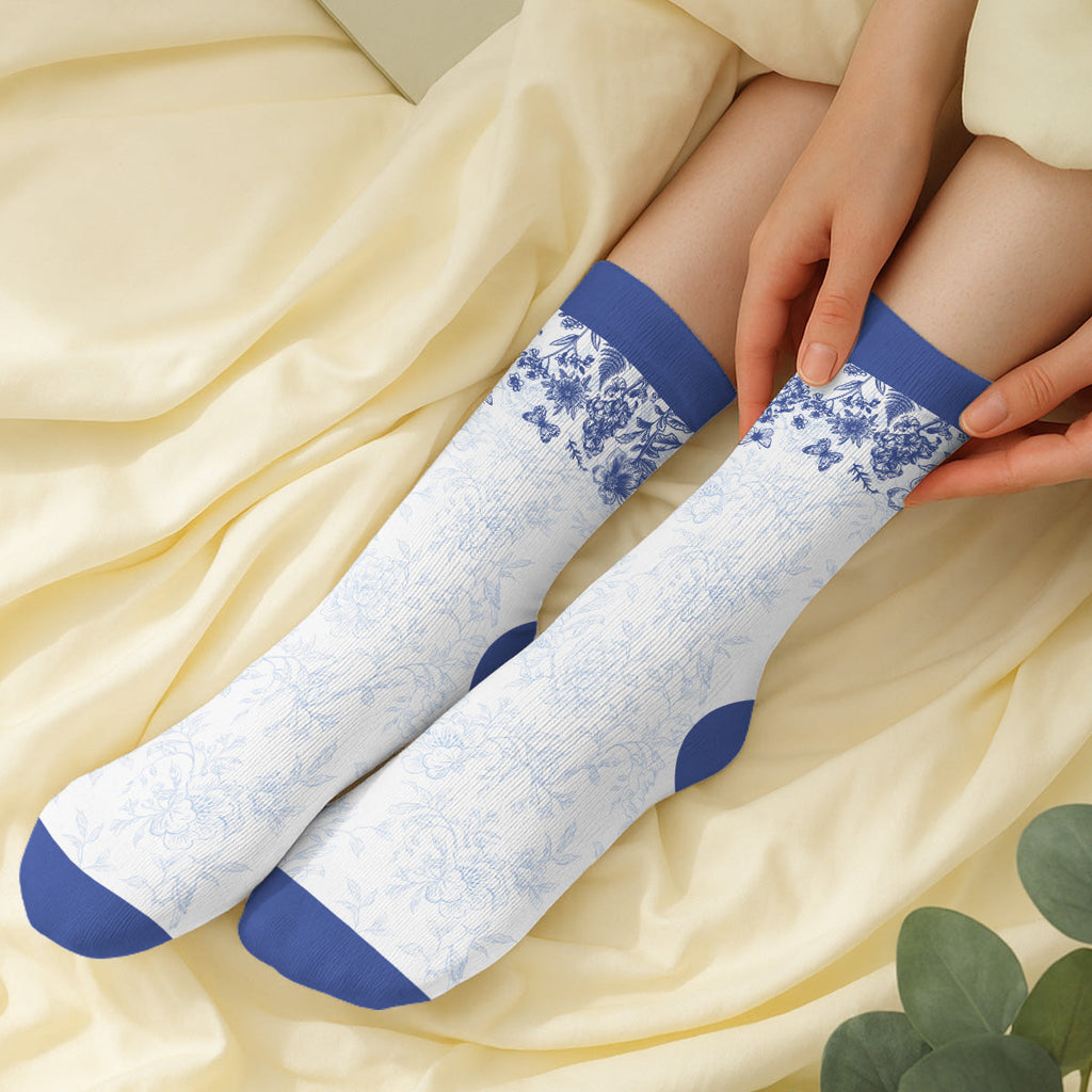 Custom Unique Footwear, Christmas Birthday Gift For Him & Her • God Says I Am - Personalized Crew Socks