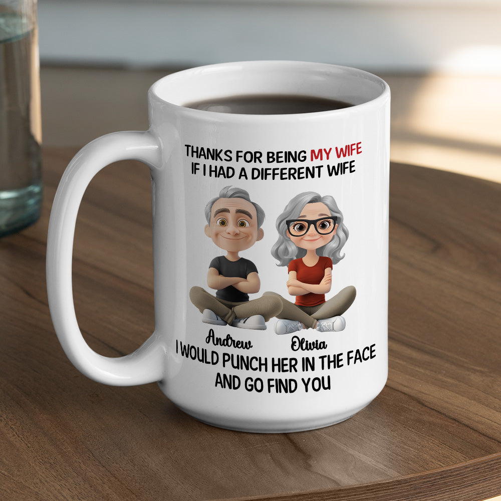 Custom Anniversary Keepsake Gifts For Couple • Punch Her For You - Personalized Coffee Mug