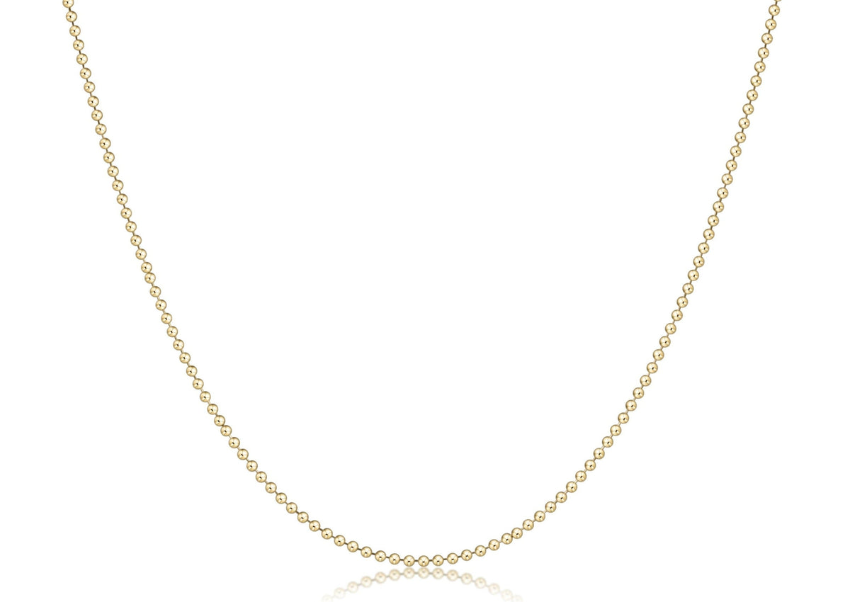 Choker Classic Beaded Chain - Gold