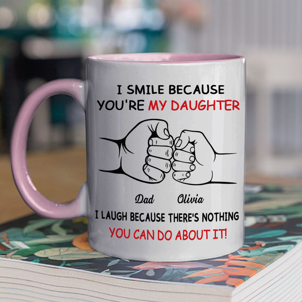 Custom Christmas & Birthday Gift for Daughter • Stuck With Me - Personalized Accent Mug