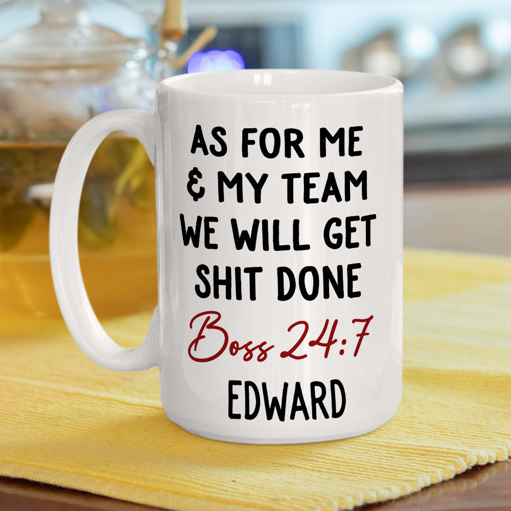 Custom Coworker, Christmas & Birthday Team Appreciation Gift • Team Of Legends In Action - Personalized Coffee Mug