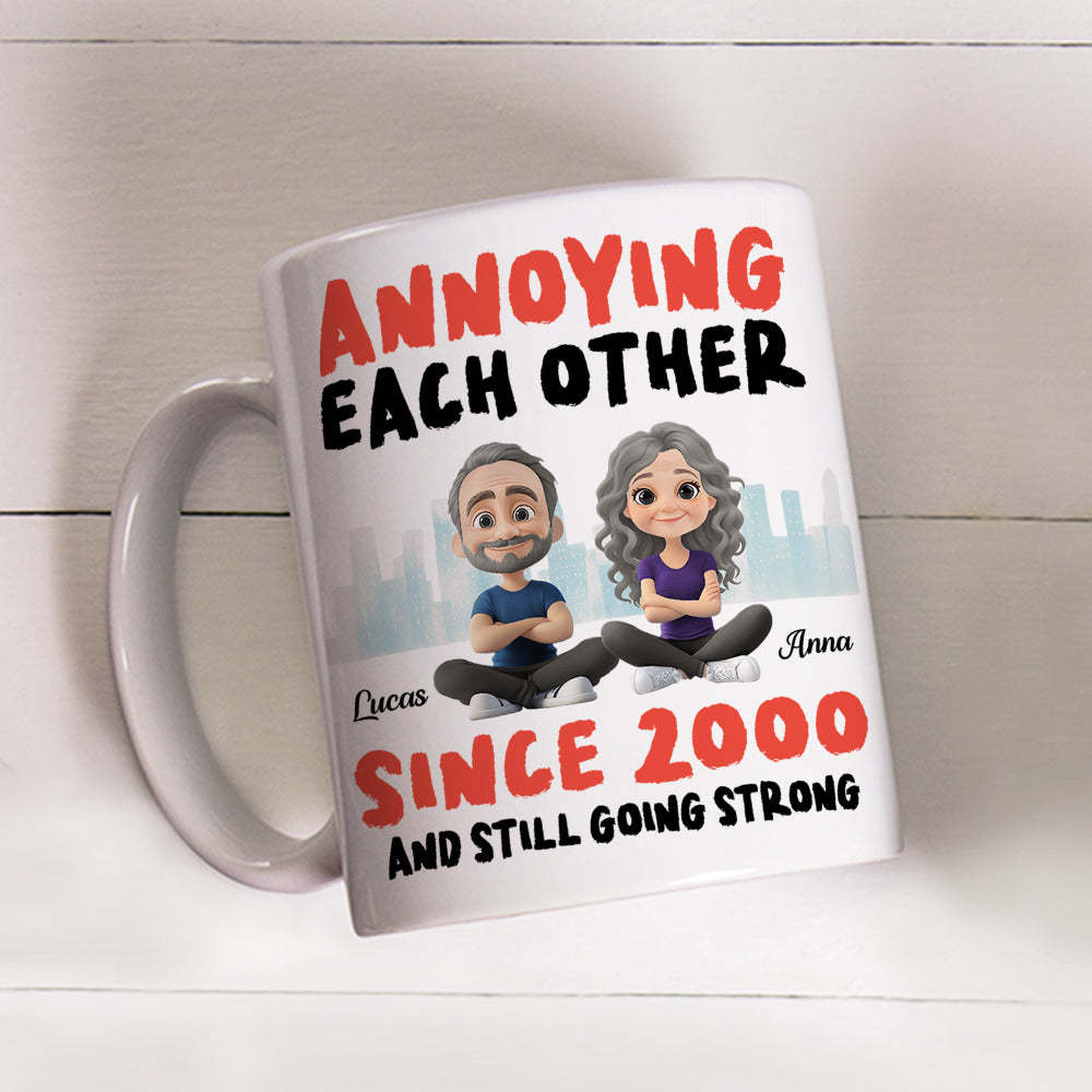 Custom Anniversary Keepsake Gifts For Couple • Annoying - Personalized Coffee Mug