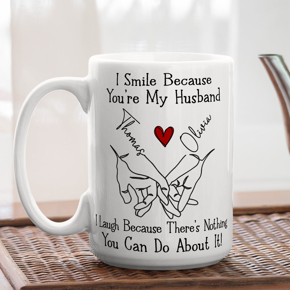 Custom Anniversary Keepsake Gifts For Couple • My Husband - Personalized Coffee Mug
