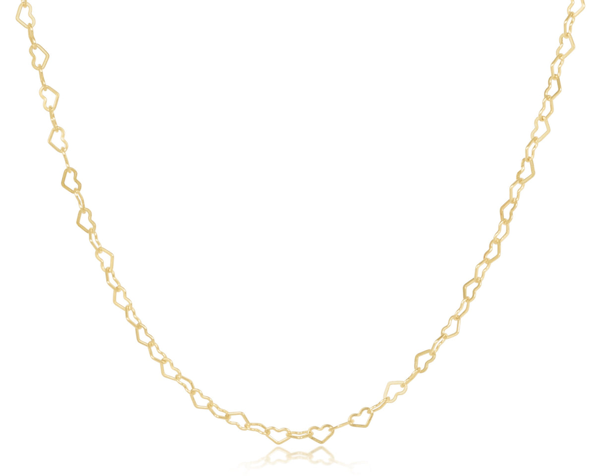 Choker Love Chain - Gold