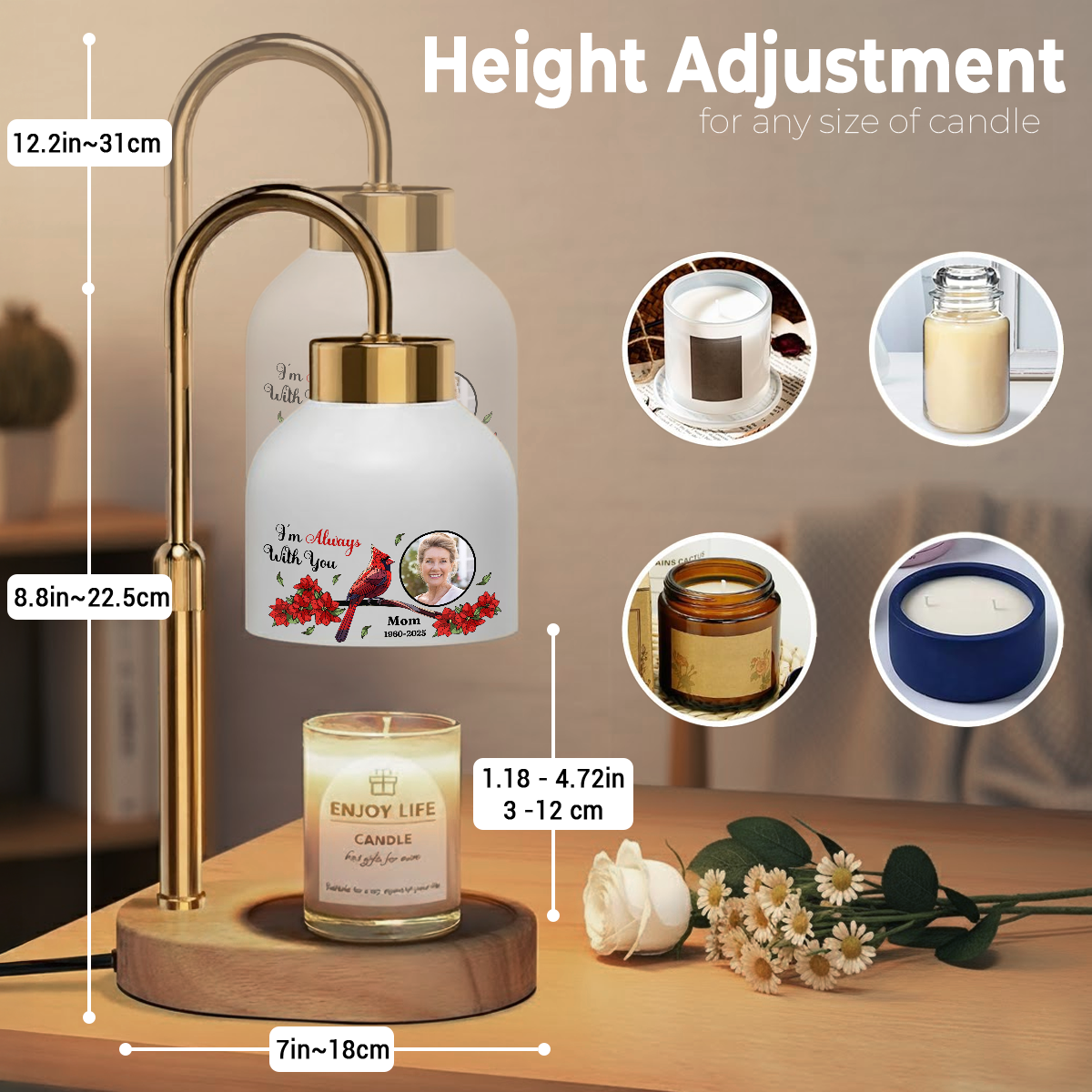With You Forever - Personalized Candle Warmer Lamp