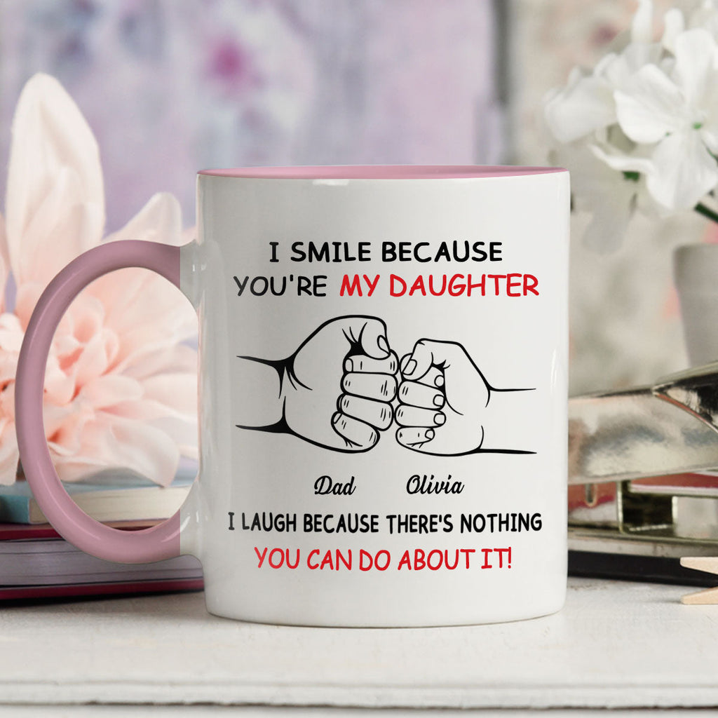 Custom Christmas & Birthday Gift for Daughter • Stuck With Me - Personalized Accent Mug