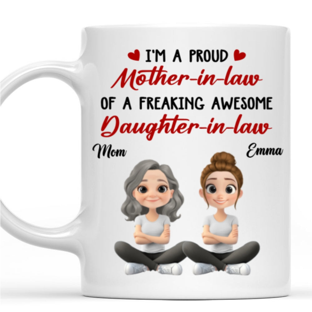 Custom Mother's Day Gift for Daughter • I Am So Proud - Personalized Coffee Mug