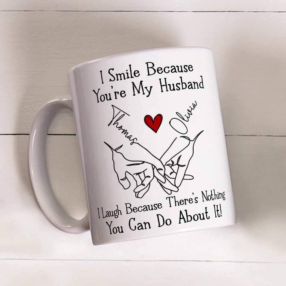 Custom Anniversary Keepsake Gifts For Couple • My Husband - Personalized Coffee Mug
