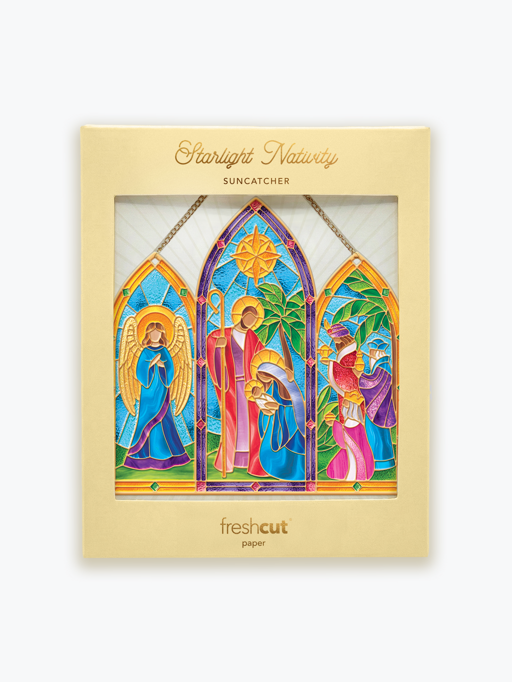 Starlit Nativity Suncatcher