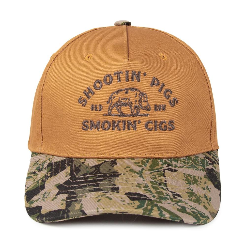 Shootin' Pigs Smokin' Cigs Camo Hat