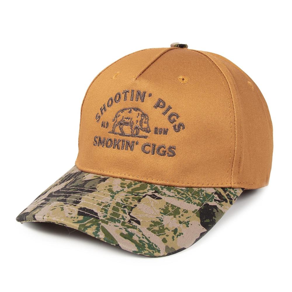 Shootin' Pigs Smokin' Cigs Camo Hat