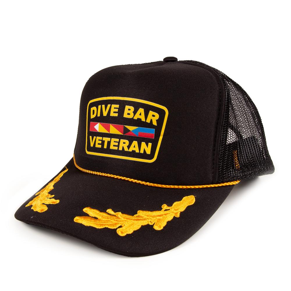 Dive Bar Veteran Trucker Hat