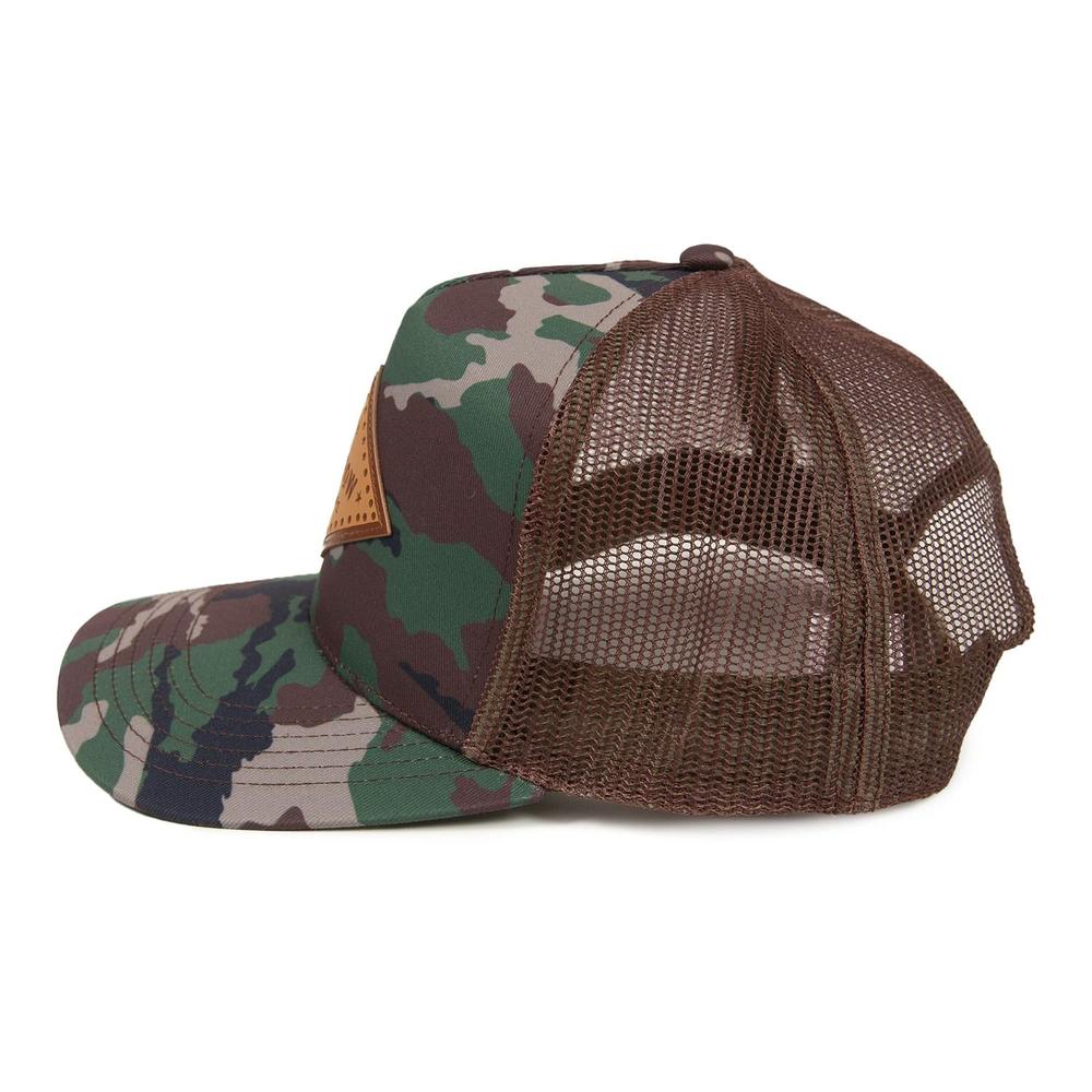 Old Row Outdoors Leather Patch Trucker Hat