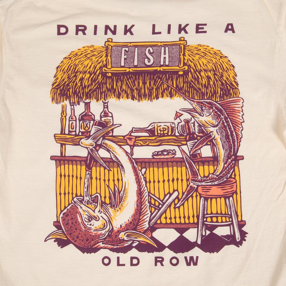Drink Like A Fish Pocket Tee