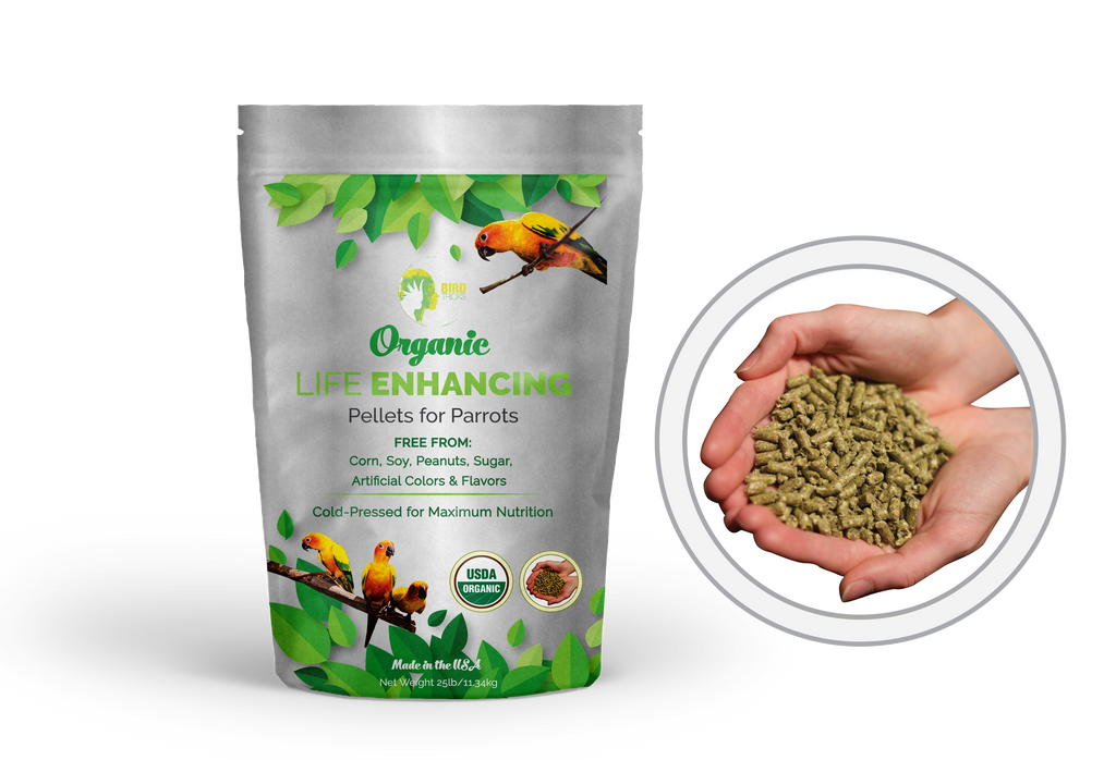 Organic Parrot Pellets (25lbs)