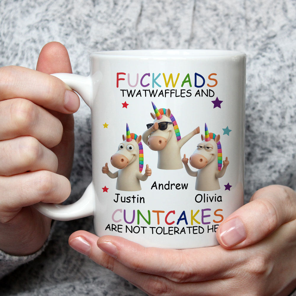 Custom Coworker, Christmas & Birthday Team Appreciation Gift • Not Tolerated Here 2 - Personalized Coffee Mug