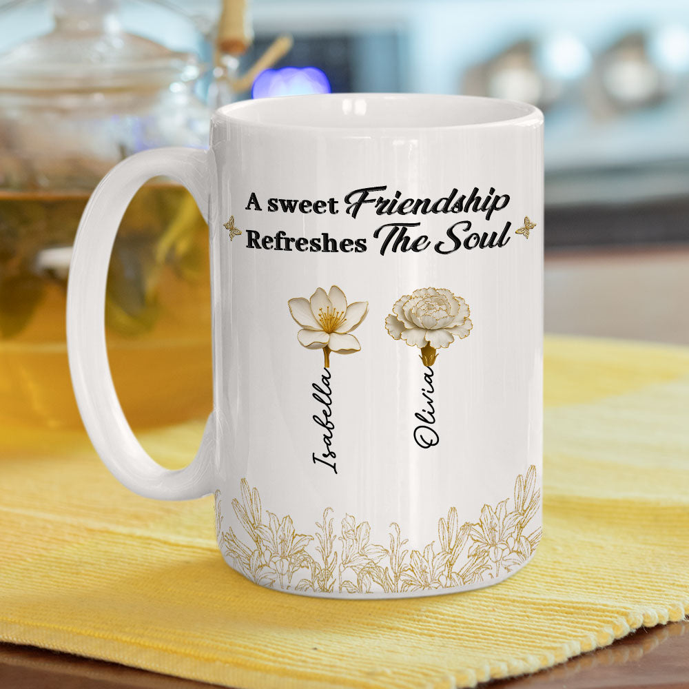 Custom Christmas & Birthday Gift for Brother & Sister • Together We Shine - Personalized Coffee Mug
