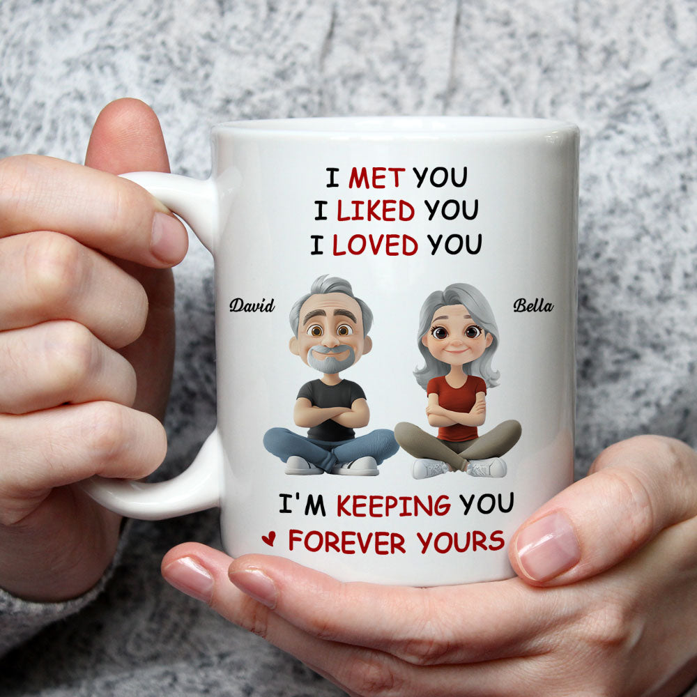 Custom Anniversary Keepsake Gifts For Couple • Forever Yours - Personalized Coffee Mug