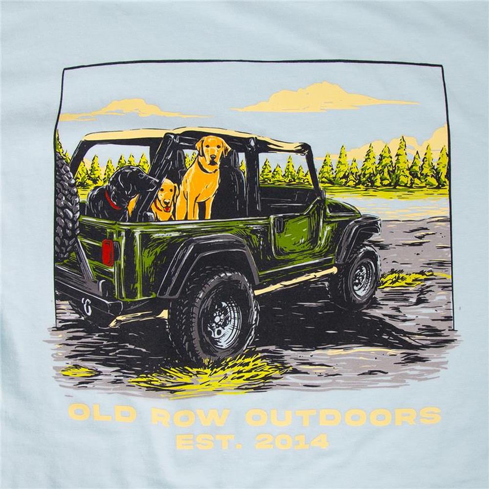 Old Row Off Road Dogs Pocket Tee